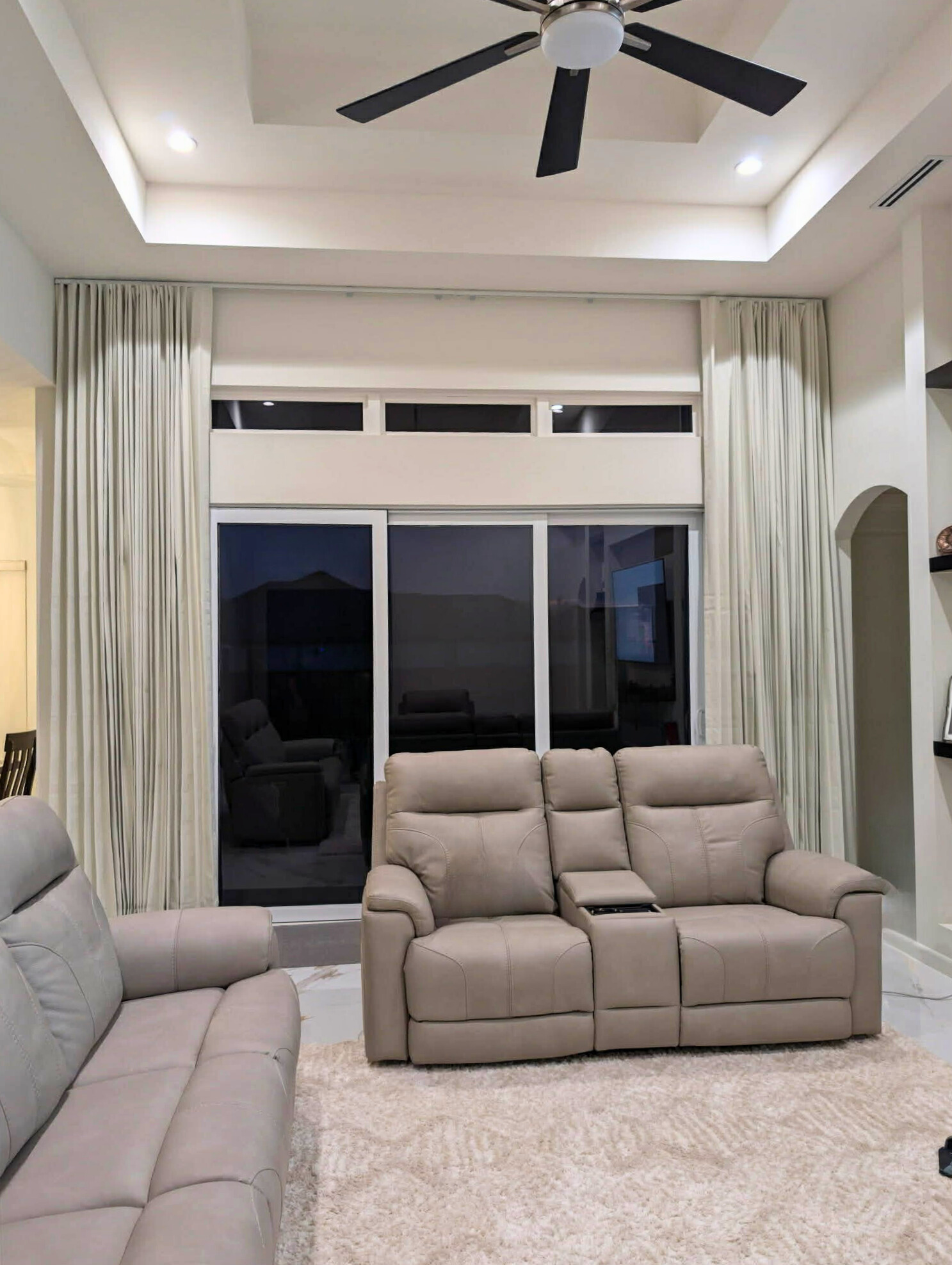 Ceramic Window Film with Blackout Curtains